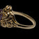 14K Yellow Gold Open Work / Filigree Amethyst Ring Size 6