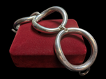 Sterling Silver Large Chain Link Statement Geometric Bracelet