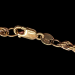 Vintage 9K 9CT .375 Gold Rope Chain Necklace 20"