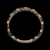 9K Yellow Gold Open Work Braided Celtic Knot Band Ring Size 8.5