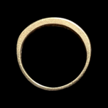 14K Gold Channel Set Diamond Ring Size 5 1/2