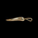 10K Yellow Gold Italian Cornicello Lucky Charm