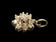 14K White Gold & Diamond Flower Pendant