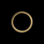 22K Yellow Gold Polished Simple Band Birmingham England Size 6 3/4