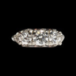 14K White Gold Natural Diamond Ring 1CT TW Size 6 3/4