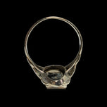 10K White Gold, Diamond & Onyx Art Deco Ring Size 6 3/4