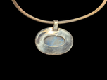Sterling Silver and Moonstone Choker / Collar Necklace