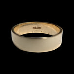10K Yellow Gold Flat Edged Simple Band Size 5 3/4 5mm
