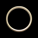 10K Yellow Gold Band with Beveled / Etched Edge Size 6 3/4