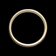 10K Yellow Gold Band with Beveled / Etched Edge Size 6 3/4