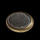 Antique Gold Filled Victorian Era Mourning Brooch Woven Hair C Clasp