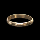 Vintage 10K Yellow Gold Band Columbia Ring Size 6.5