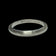 Art Deco 14K White Gold Forget me Not Band with Decorative Ridge Size 5.5