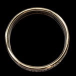 14K Yellow Gold and Sterling Silver Celtic Design Band Ring Size 6