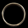 14K Yellow Gold and Sterling Silver Celtic Design Band Ring Size 6