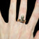 14K Yellow Gold Etched Snake Ring Size 7