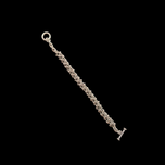 Sterling SIlver Chunky Chain Bracelet With Toggle Clasp