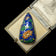 Vintage Gilt Silver Chinese Export Cloisonné Enamel Flower Pillbox Locket Pendant