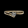14K Yellow Gold Heart Shape Brilliant Cut Diamond Ring Size 6 3/4
