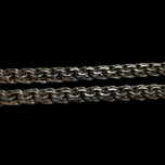 Sterling Silver Heavy Chain Link Necklace with Box Clasp