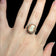Vintage Sterling Silver Detailed Cameo Ring Size 6 3/4