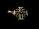 14K Yellow Gold Jerusalem Cross with Sapphires