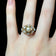 10K Yellow Gold Chunky Pearl Cluster Cocktail Ring Size 5 1/4