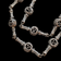 Vintage Guy Vidal Brutalist Pewter Pod Chain Link Necklace Canadian Designer