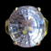 14K Gold Natural Pink Kunzite Statement Ring Oval Cut