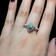 14K White and Rose Gold Marquise Style Diamond Halo 0.50CTTW Vera Wang Collection Ring 7