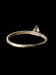 10K Yellow Gold Ring with Marquise Cut CZ Size 7