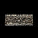 Signed "Shingled Roof" Sterling Silver Brutalist Brooch