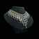 .900 Silver Chainmail Statement Bib / Collar / Tribal Necklace