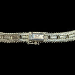 Sterling Silver Heavy Mexico Link Necklace with Box Clasp