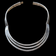 Sterling Silver Taxco Heavy Collar Necklace