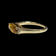 14K Yellow Gold Cushion Cut Citrine Ring Size 5 3/4