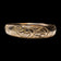 Antique Victorian Gold Filled Scrollwork Rose Gold Bangle Monogrammed "CMG"