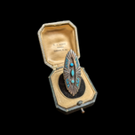 Sterling Silver & Turquoise Ring Navajo