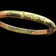18K Gold "Orange Blossom" Milgrain Ring Band Vintage 1930 Size 7.25