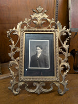 Antique Gold Coloured Frame With Portrait