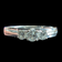 14K White Gold Diamond Trinity Style Ring and Matching Band Claw Set Size 7