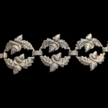 Sterling Silver Oak Leaf & Acorn Branch Link Bracelet