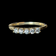 14K Yellow Gold & 5 Diamond Classic Band Size 6.5