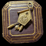 9K Yellow Gold Cuckoo Clock Charm Pendant