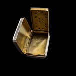 Antique Georgian Vinaigrette : Silver and Gilt Vermeil 1807 Case by Joseph Wilmore