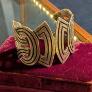 Los Castillo Taxco Mexico 925 Sterling Silver Cuff Bracelet