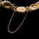 14K Yellow Gold and Opal Link Bracelet With Safety Clasp
