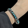 Navajo Old Pawn Silver Turquoise Cuff Bracelet