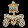 Antique 1880s Victorian 10K Gold Enamelled Articulated Slider Pendant Seed Pearls, Turquoise, Garnet