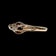 Victorian 10K Yellow Gold Belcher-Set Diamond Solitaire Ring Size 5